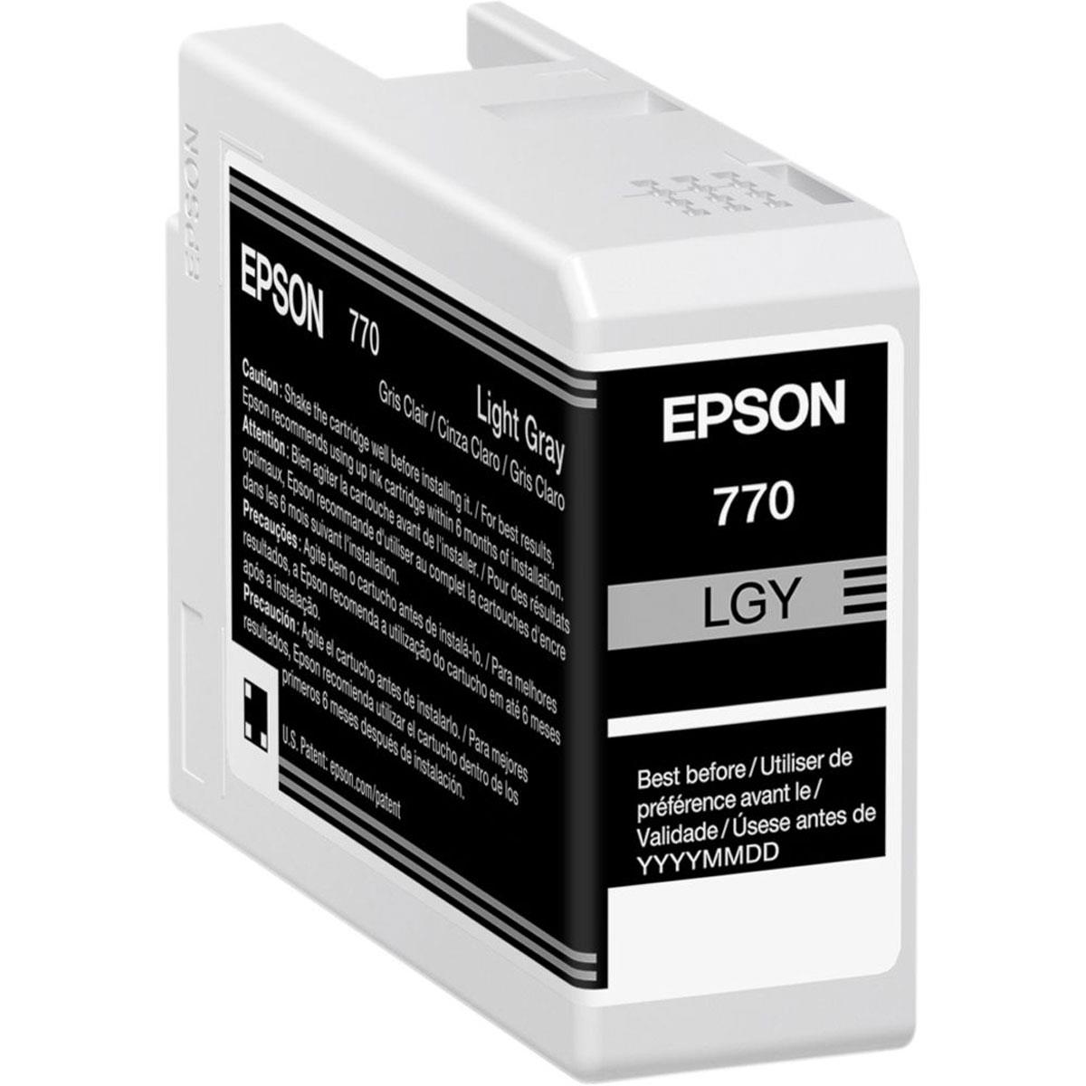 Epson 770 UltraChrome PRO10 Lt Gray Ink