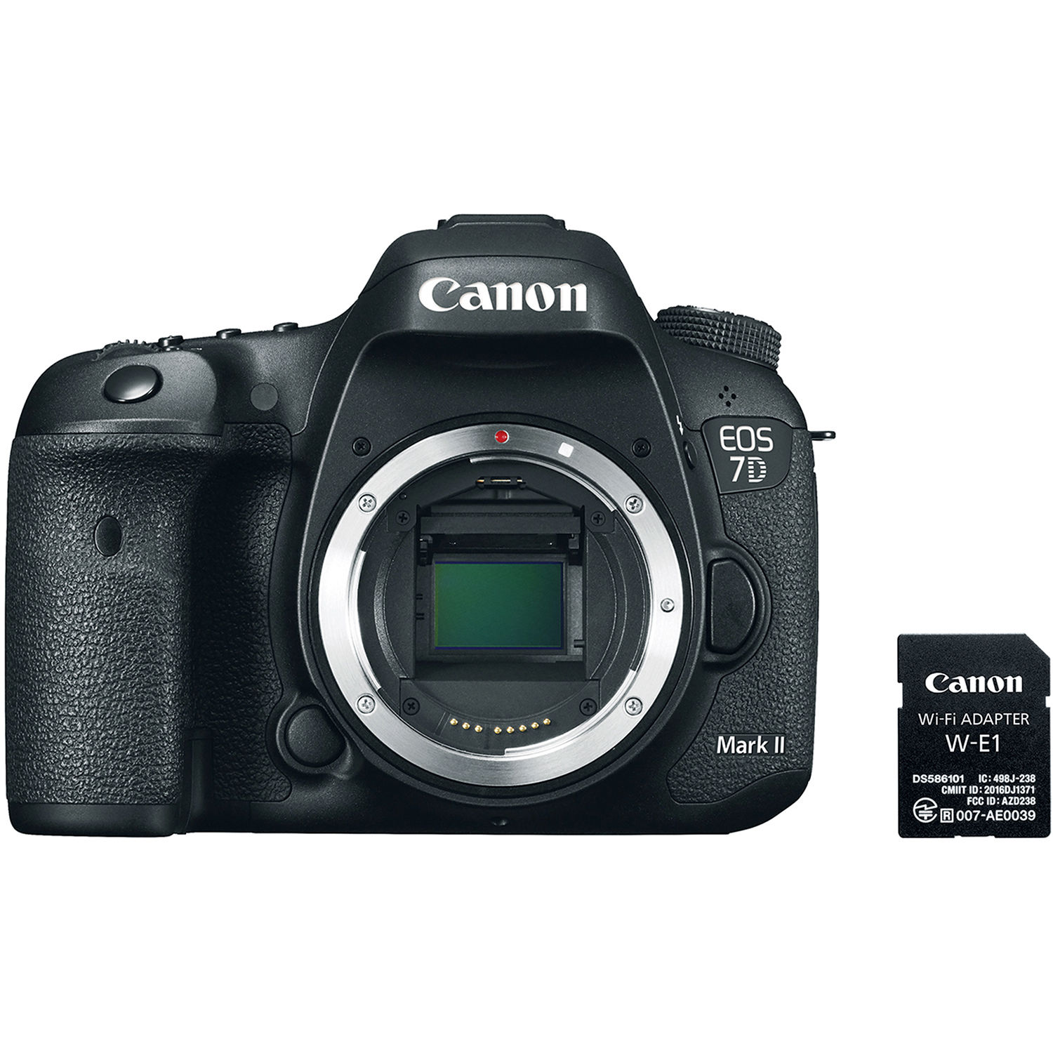 Canon EOS 7D Mark II (G)  DSLR Camera  Body with W-E1 Wi-Fi Adapter