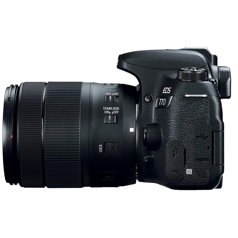 Canon EOS 77D DSLR with 18-135mm Lens