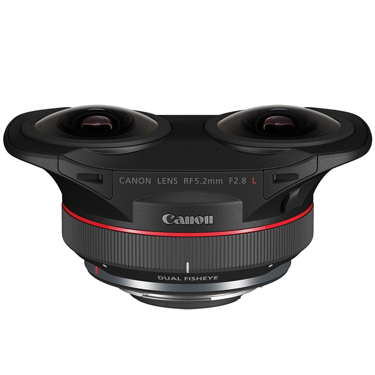 Canon RF 5.2mm F2.8 L Dual Fisheye 3D VR Lens