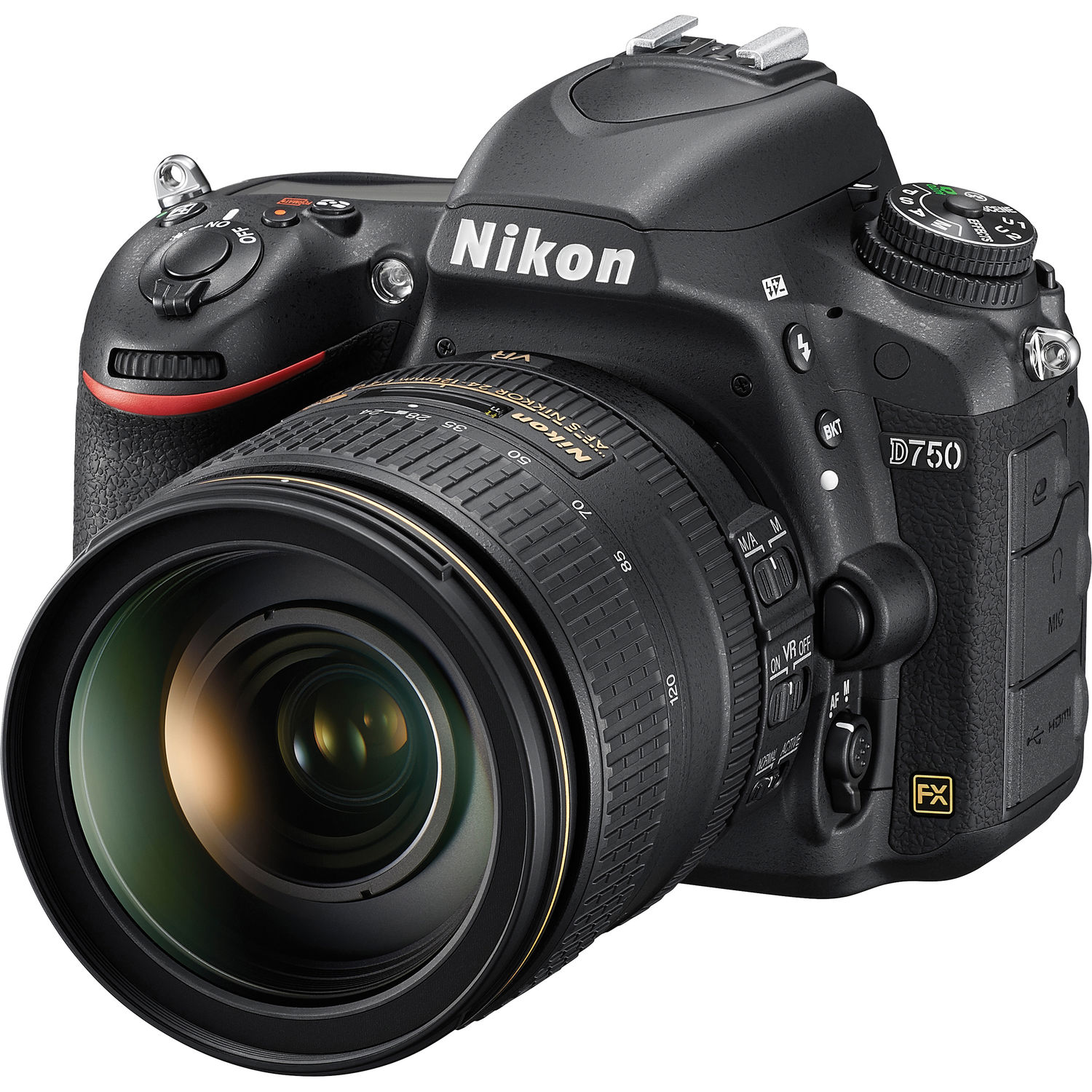 Nikon D750 DSLR Camera with 24-120mm F4 VR Lens