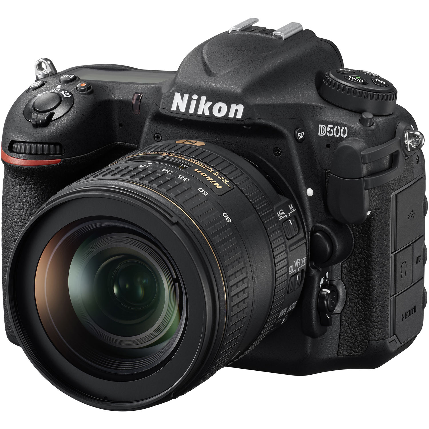 Nikon D500 DX-format DSLR w/ 16-80mm  ED VR Lens