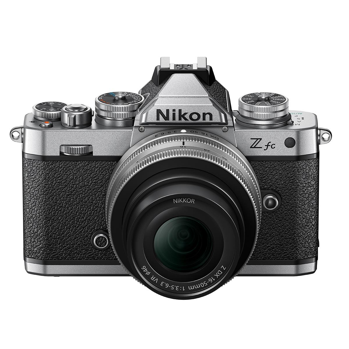 Nikon Z fc DX-format Mirrorless Camera w/ NIKKOR Z DX 16-50mm f/3.5-6.3 VR (Silver)