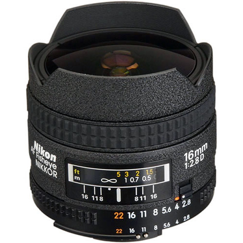 Nikon 16MM F2.8 D AF Fisheye Lens