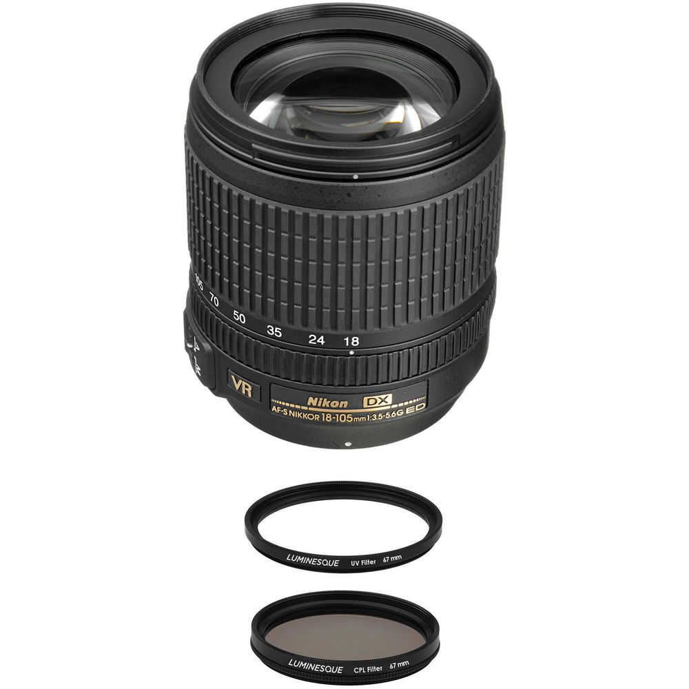 Nikon 18-105mm F3.5-5.6 G VR AF-S Lens