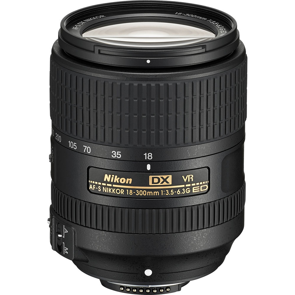 Nikon 18-300mm F3.5-6.3G ED VR  AF-S DX Lens