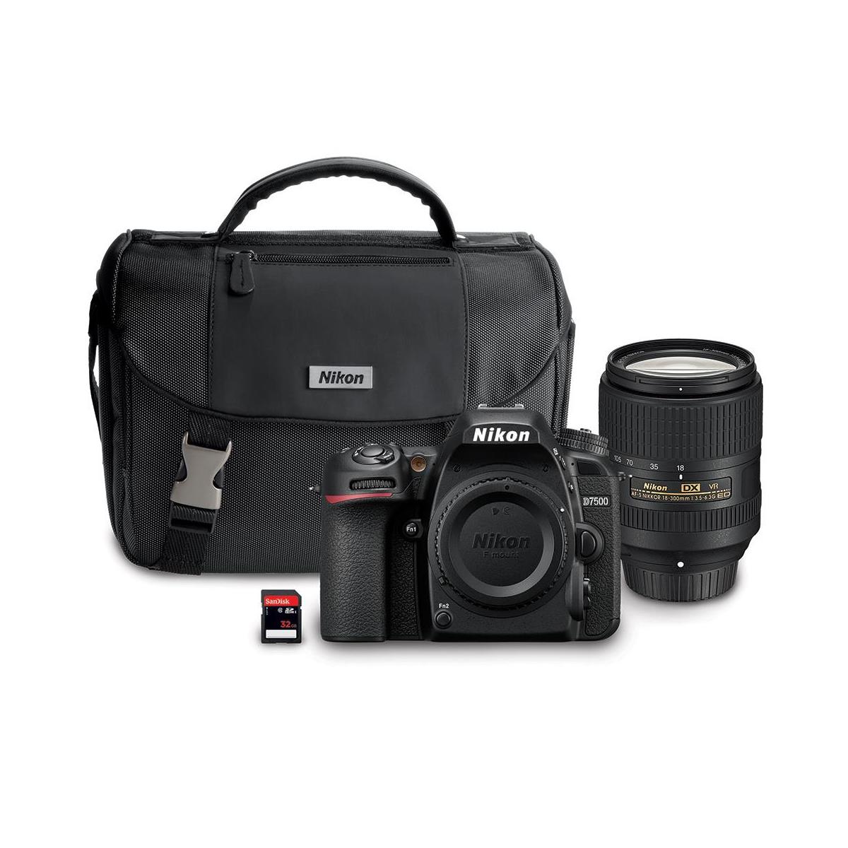 Nikon D7500 DSLR Camera with 18-300mm Lens Kit