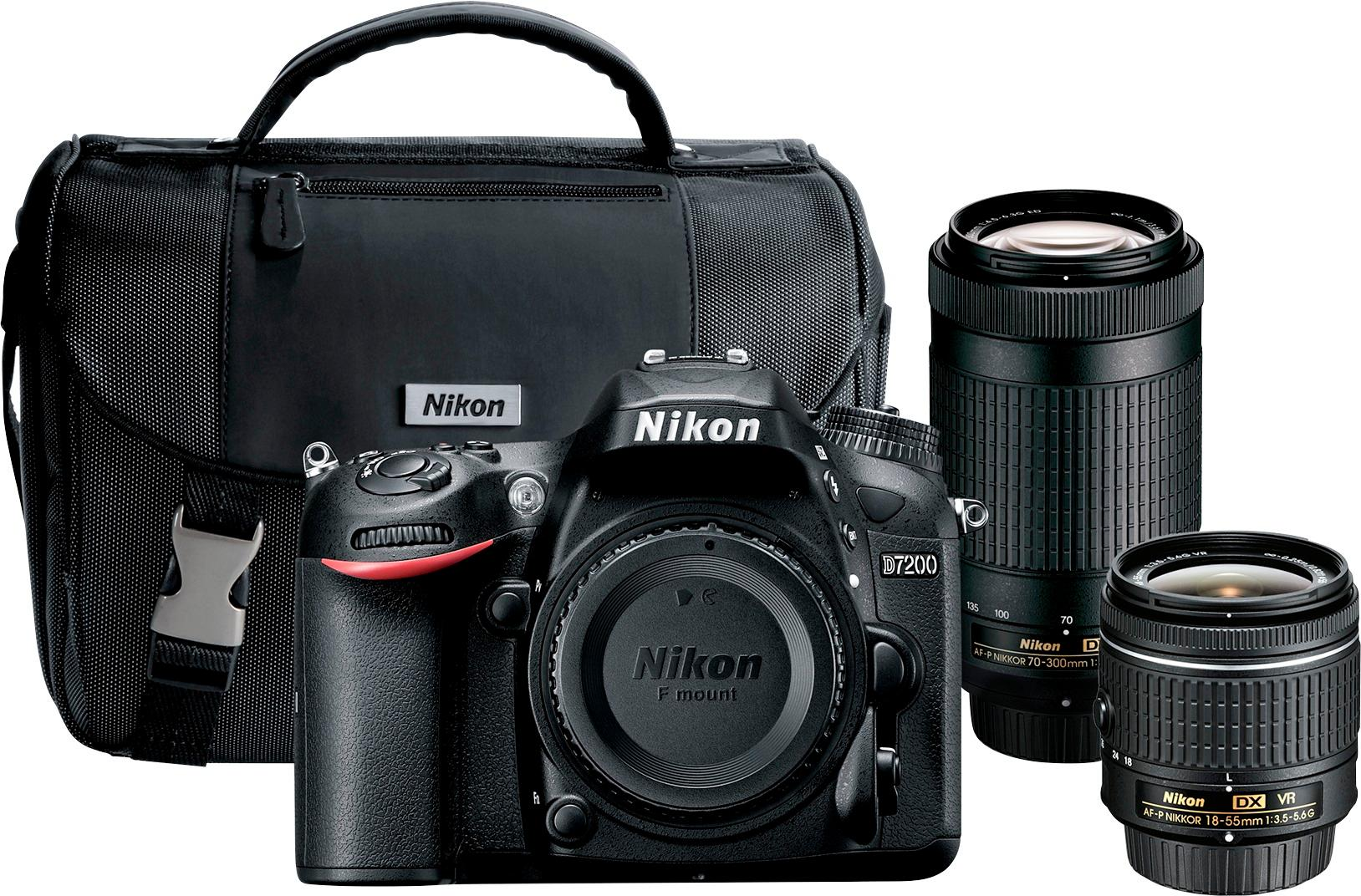 Nikon D7200 DSLR Camera with 18-55mm and 70-300mm Lenses Kit