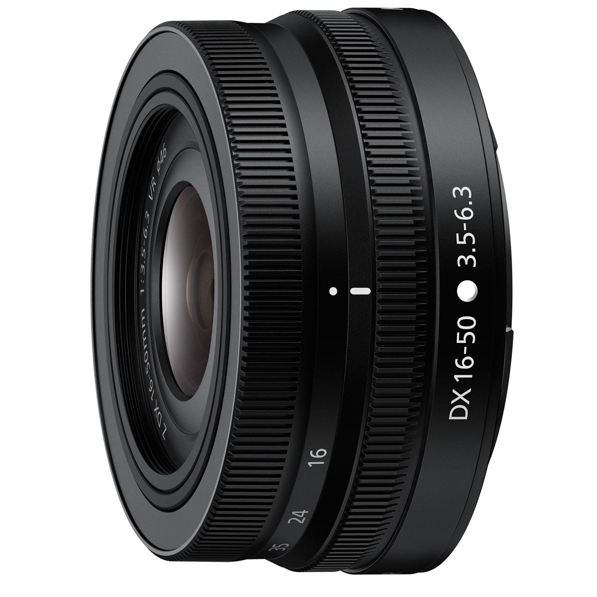 Nikon Z 16-50mm F/3.5-6.3 VR  Nikkor DX Lens (Black)