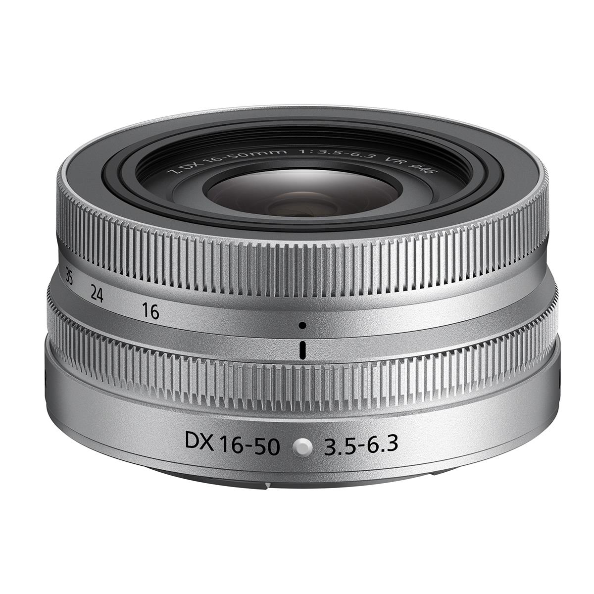 Nikon Z 16-50mm f/3.5-6.3 VR DX Lens (Silver)