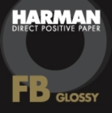 HARMAN technology Direct Positive Fiber Based (FB) Paper (Glossy, 4 x 5", 25 Sheets)