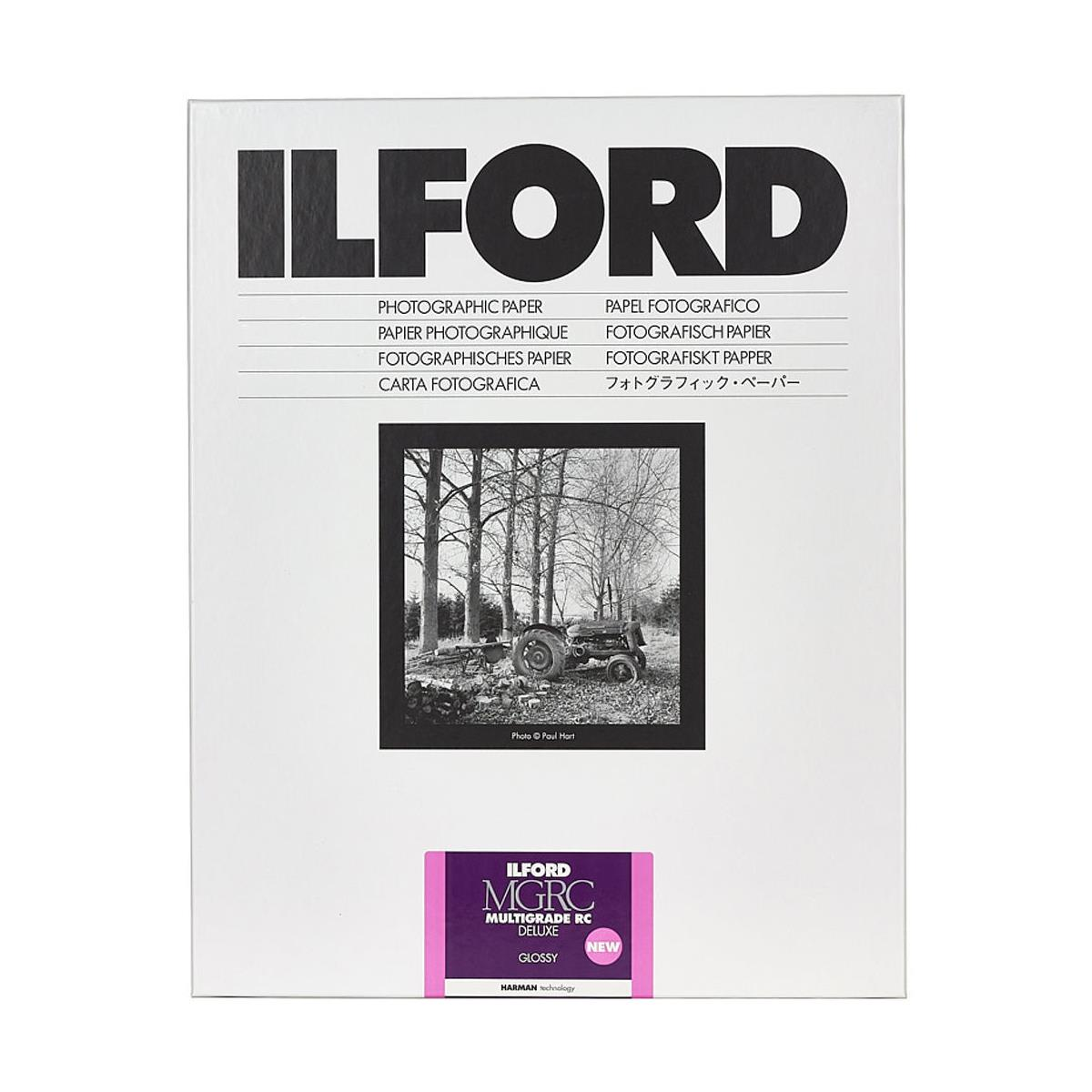 Ilford 1179475 5x7 RC Deluxe Glossy Paper 25 sheets