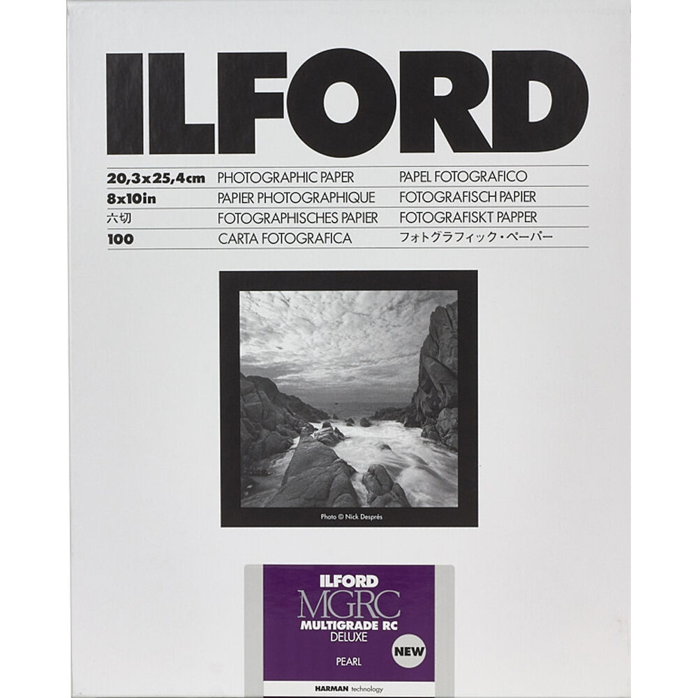 Ilford 1180266 8x10 RC Deluxe Pearl Paper (100 Sheets)