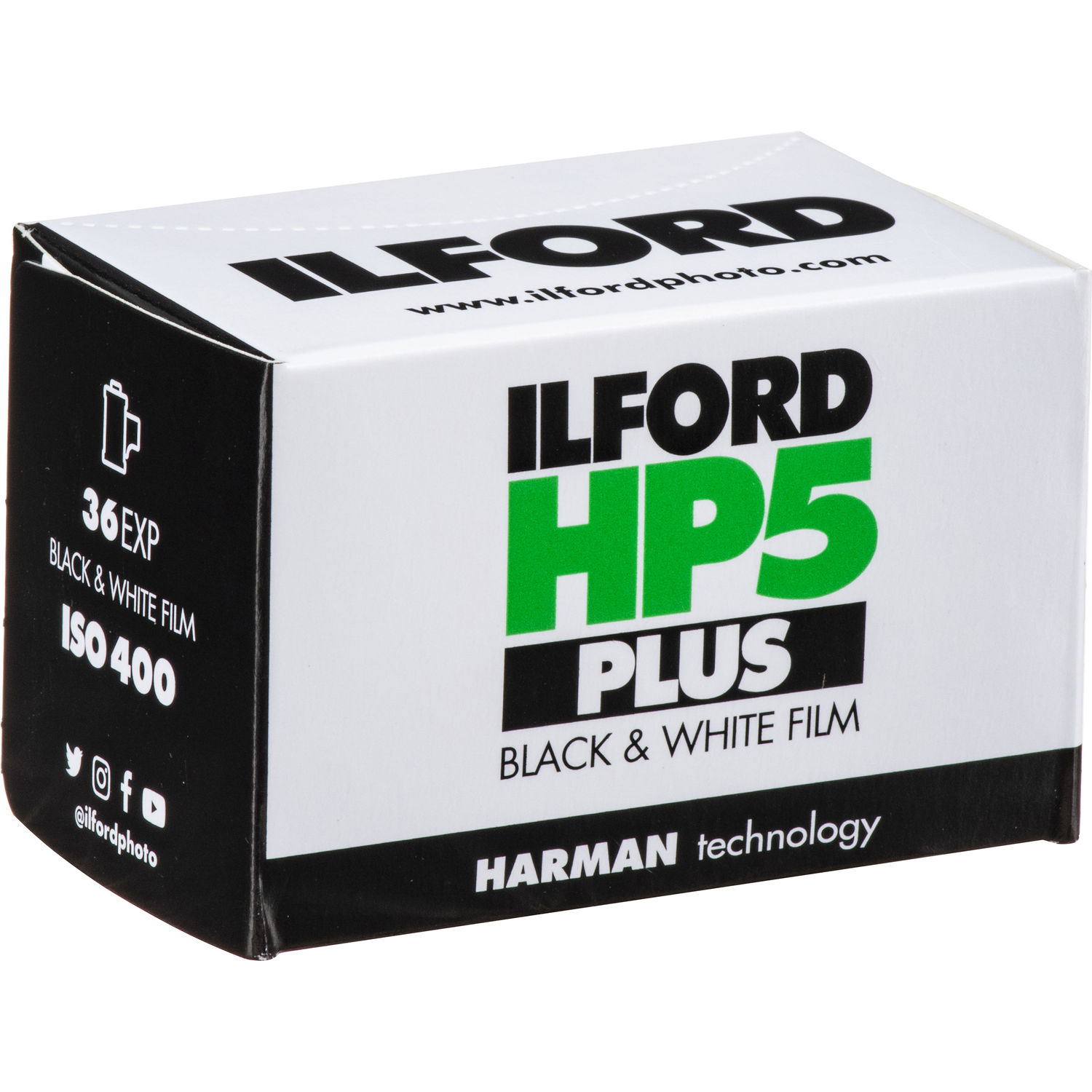 Ilford HP5-36 Black and White Negative Film (35mm Roll Film, 36 Exposures) 1574577