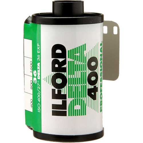 Ilford Delta 400-36 Professional Black and White Negative Film (35mm Roll Film, 36 Exposures)-1748192