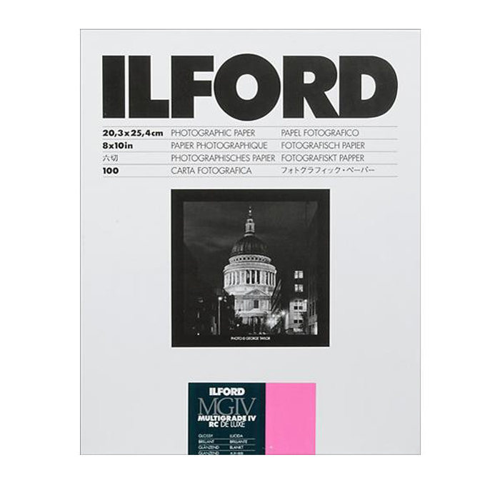 Ilford 1770340 8X10 RC Glossy Paper  100 Sheet