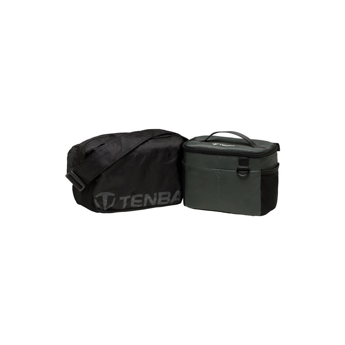 Tenba 636-281 BYOB/Packlite 7 Flatpack  Bundle with Insert and Packlite Bag (Black and Gray)