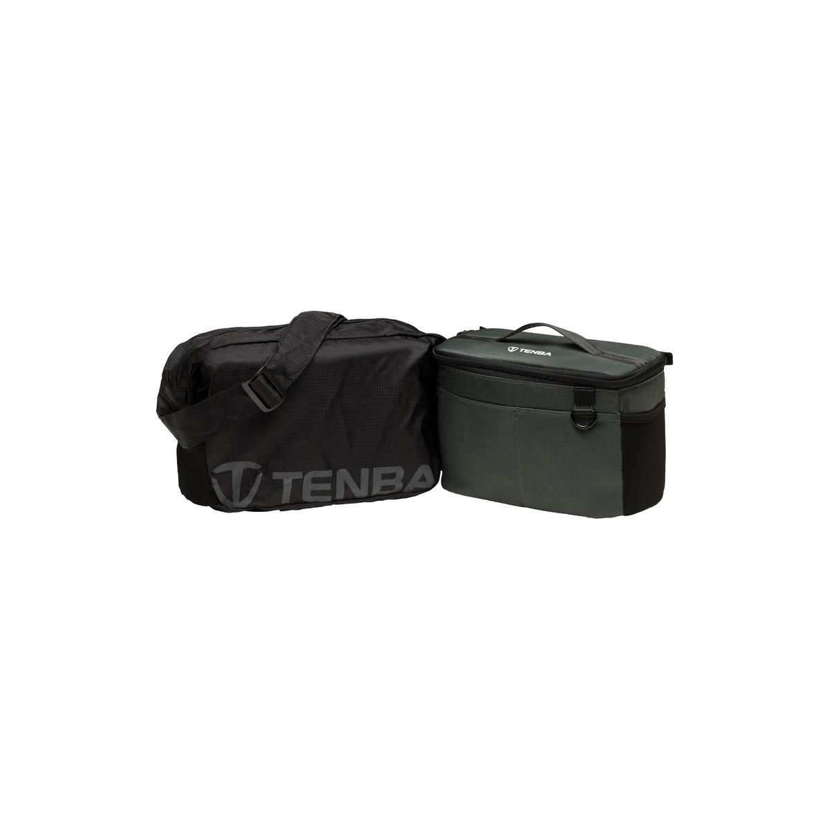 Tenba 636-282 BYOB/Packlite 9 Flatpack  Bundle with Insert and Packlite Bag (Black and Gray)