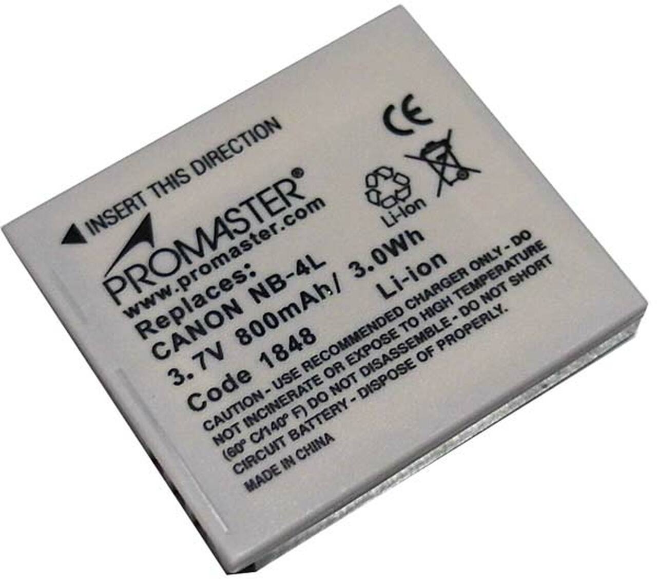 Promaster 1848 NB-4L Battery for Canon