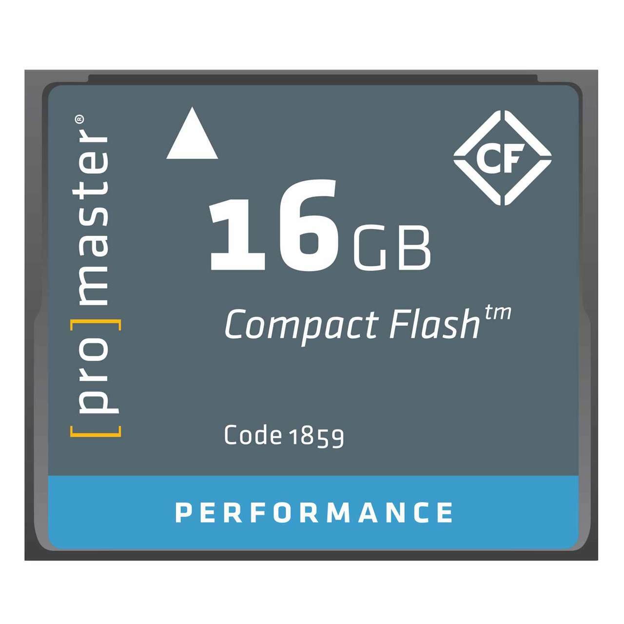 Promaster 1859 16GB 150X CompactFlash  Card