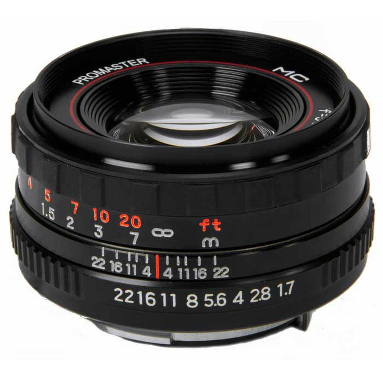 Promaster 2080 50mm F1.7 K-mount lens