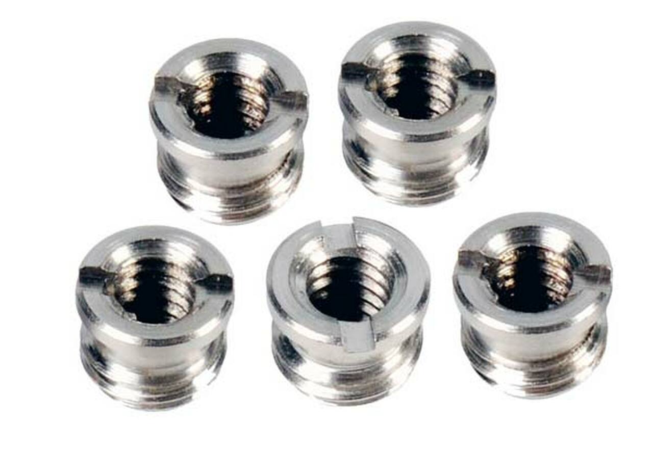 Promaster 2731 Thread Adapter for Tripod  - 3/8" to 1/4" - 5 Pack