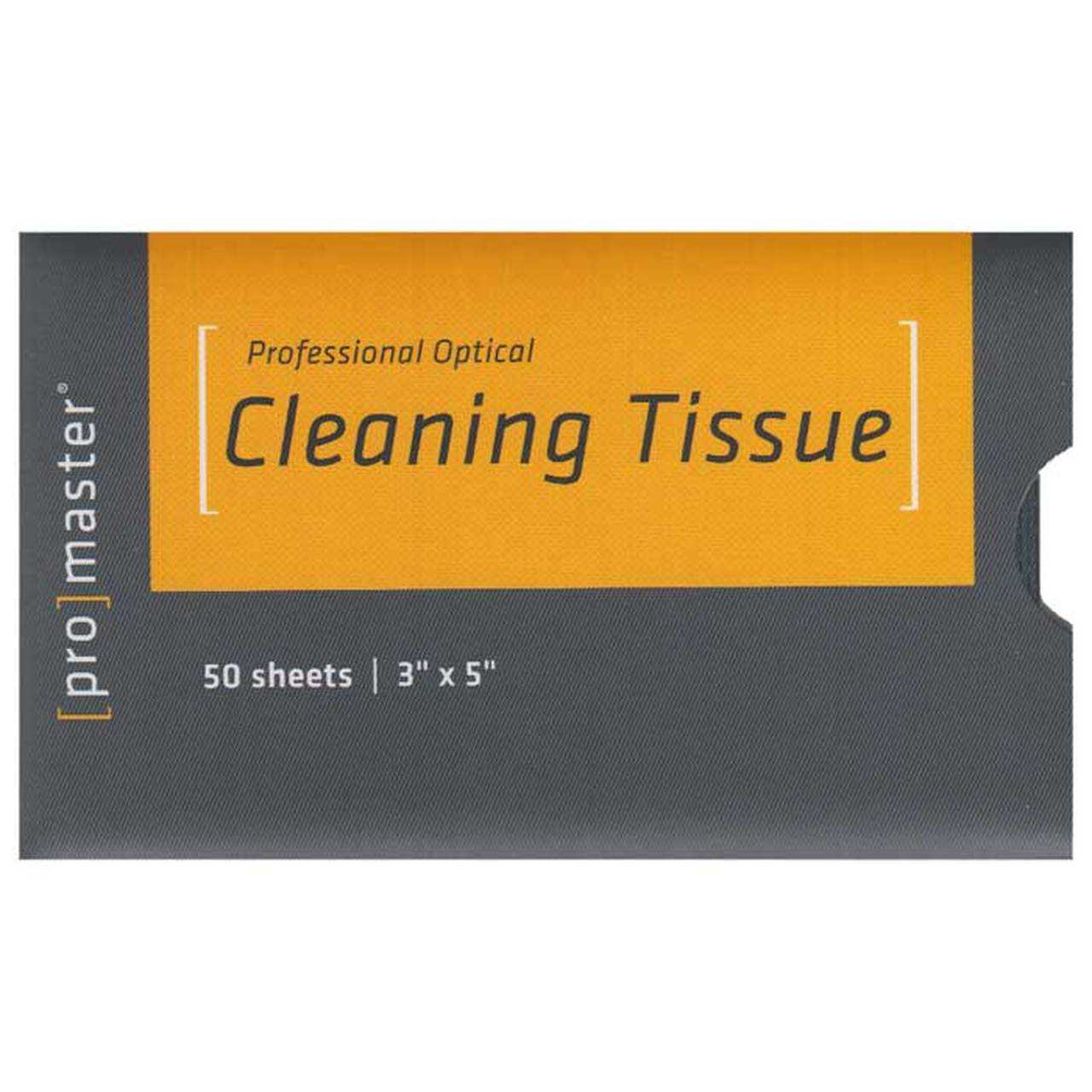 Promaster 4893 Professional Optical Cleaning Tissue - 50 sheets - 3"x5"