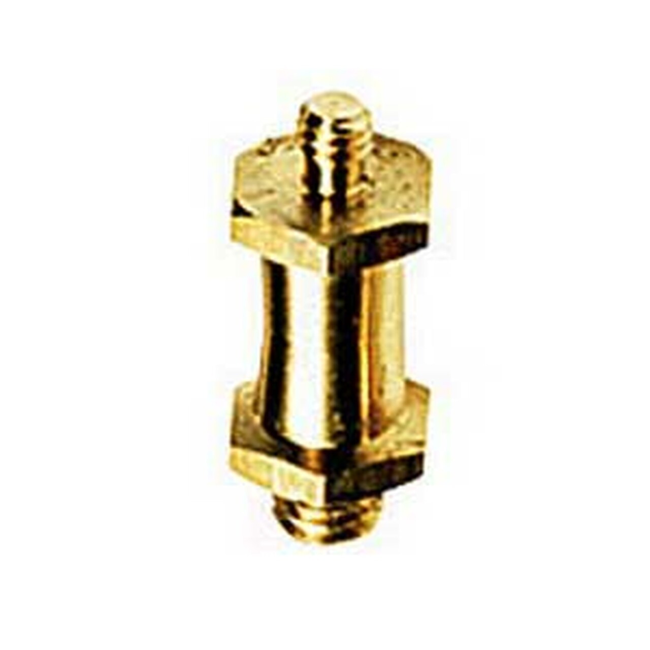 Promaster 5556 Short Brass Stud 1/4-20  male to 3/8 male