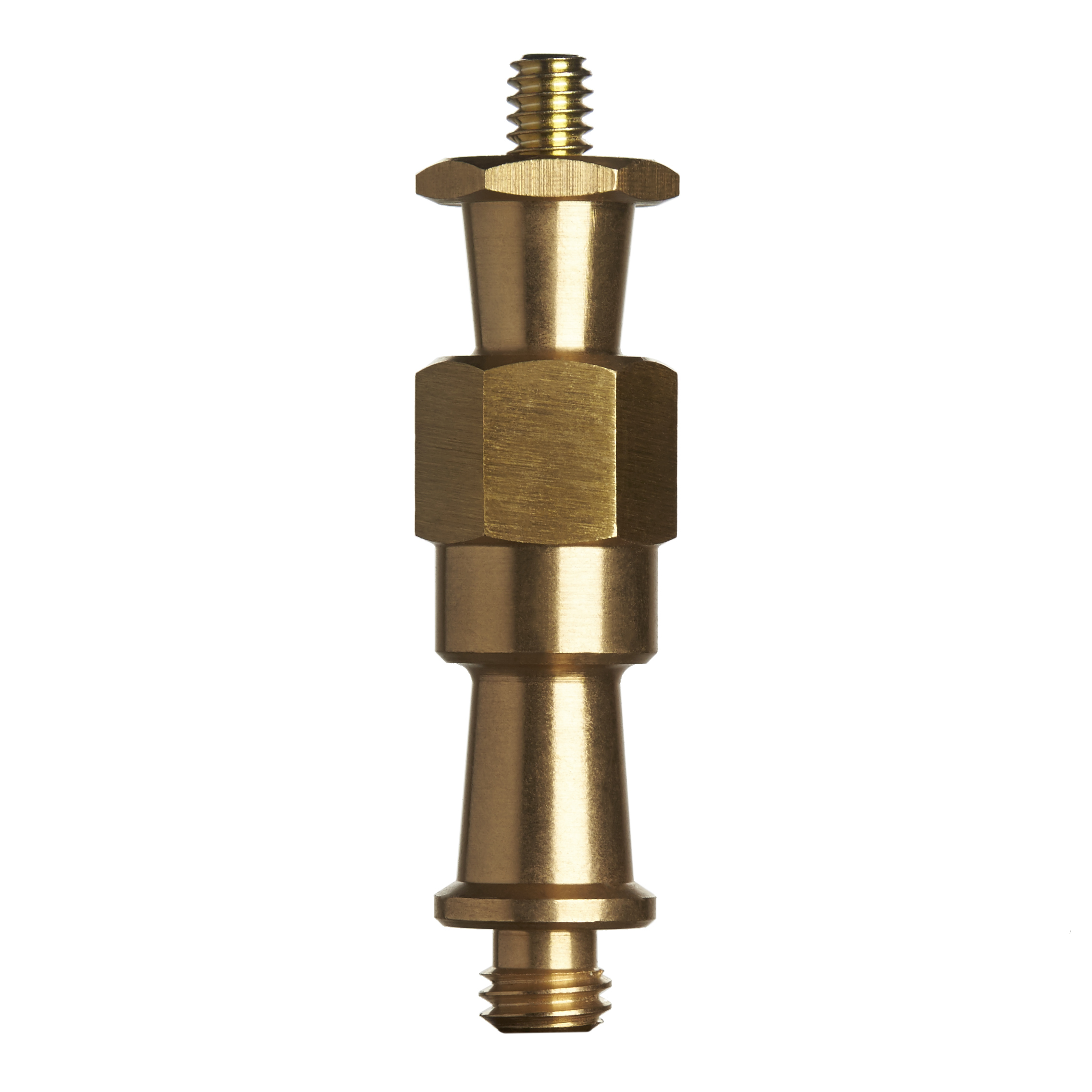 Promaster 5577 Double Brass Stud 1/4-20  male to 3/8 male