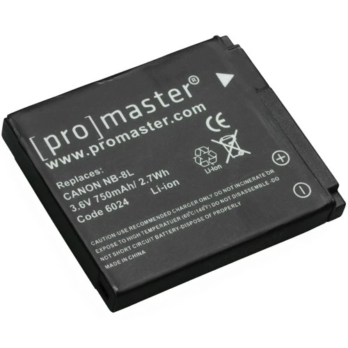 Promaster NB-8L Li-Ion Battery for Canon