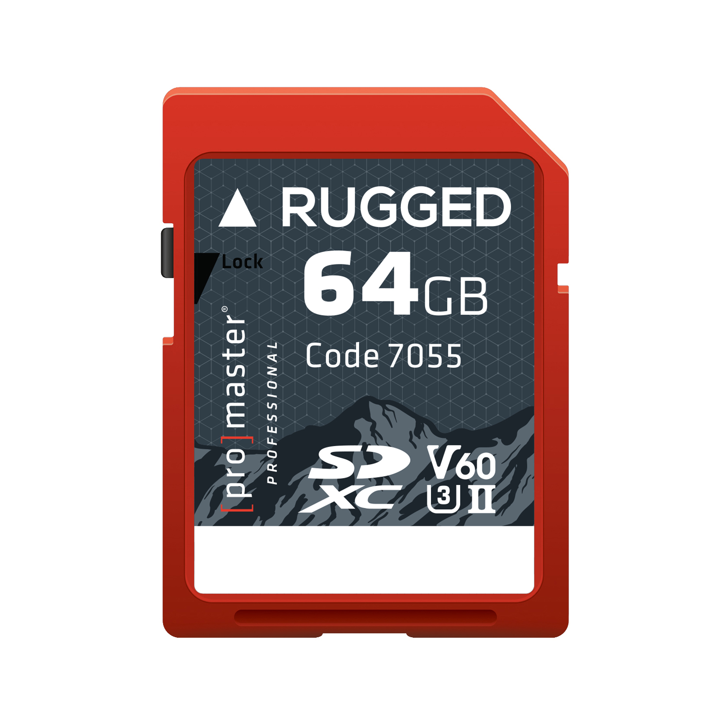 Promaster 7055 64GB SDXC 2000X Rugged  UHS-II Memory Card