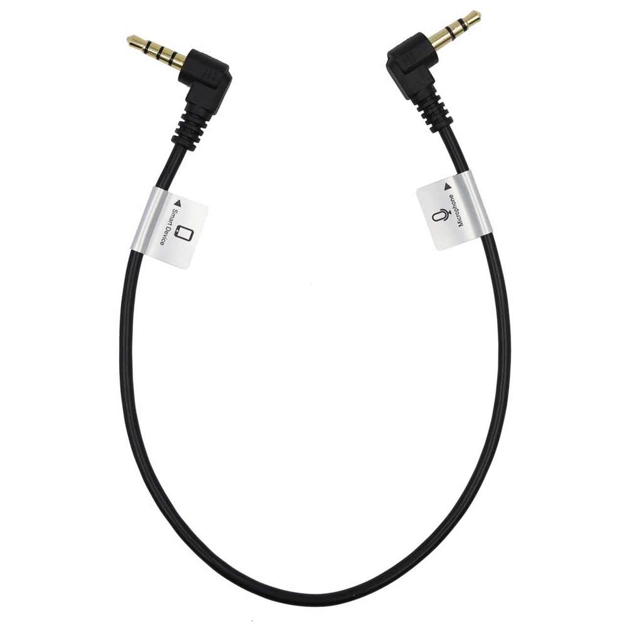 Promaster 7997 3.5mm Male-3.5mm Male Right Angle 1 ft straight cable