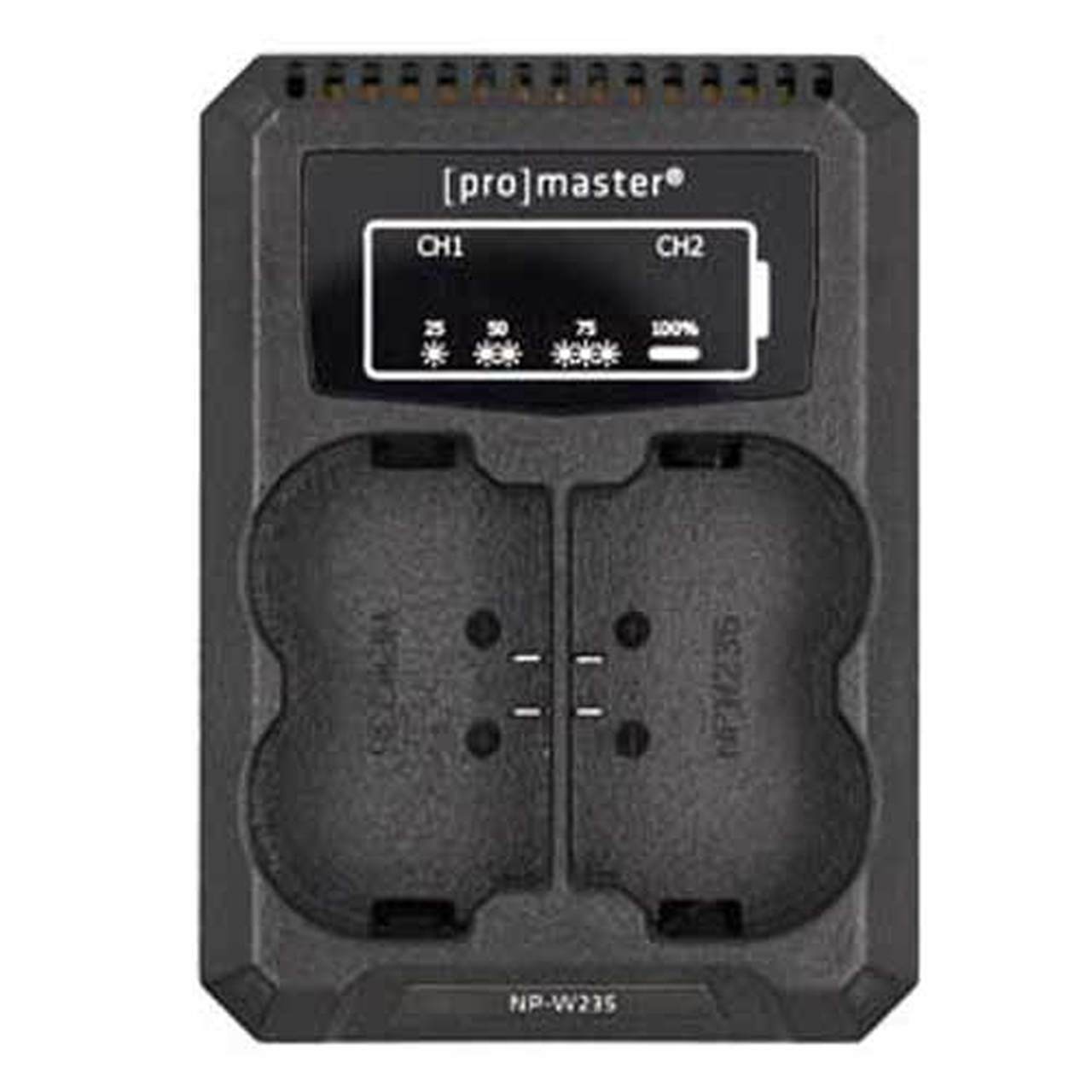 Promaster 9040 Dually Battery Charger for Fuji NP-W235