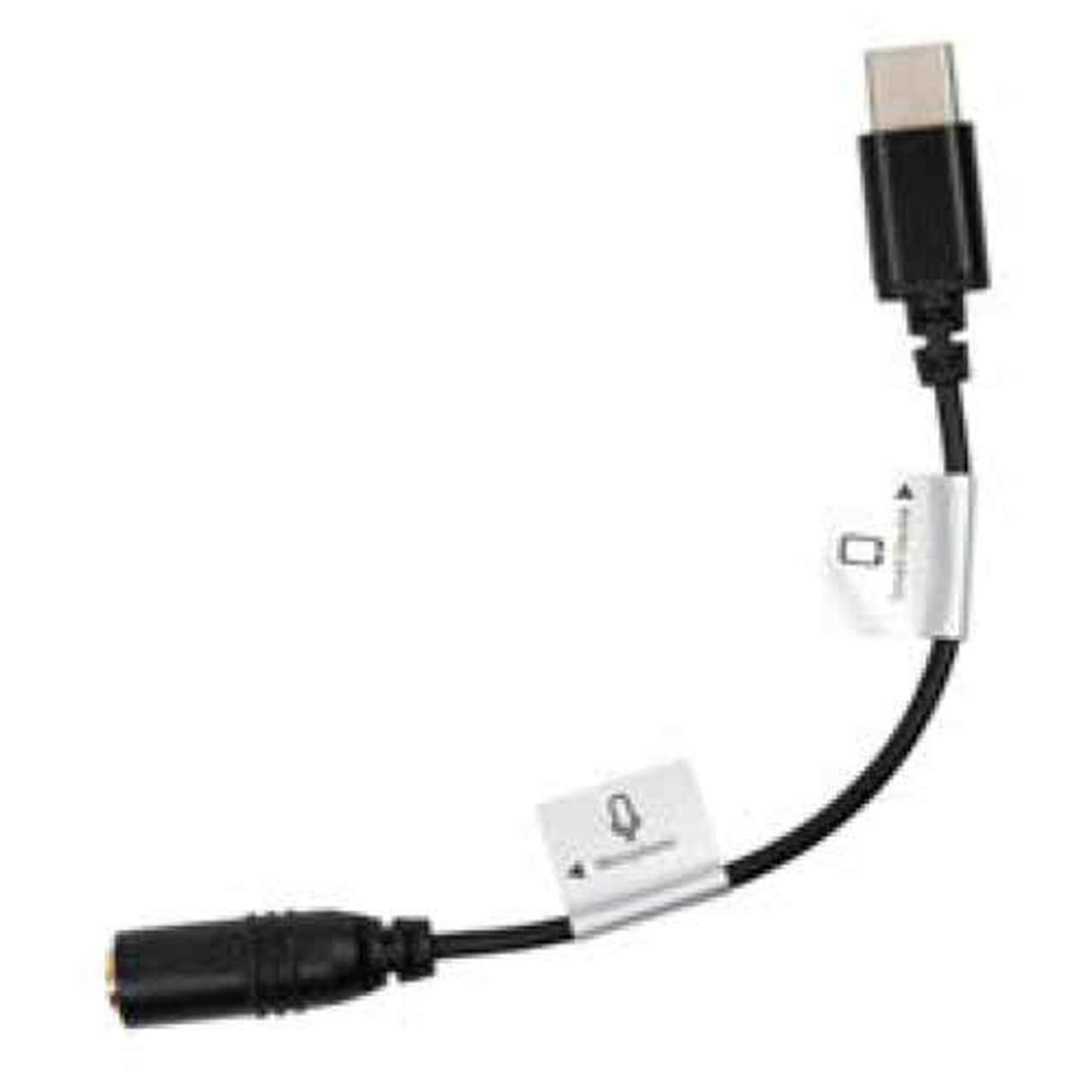 Promaster Audio Cable USB-C male straight - 3.5mm TRS female straight - 3" straight adapter