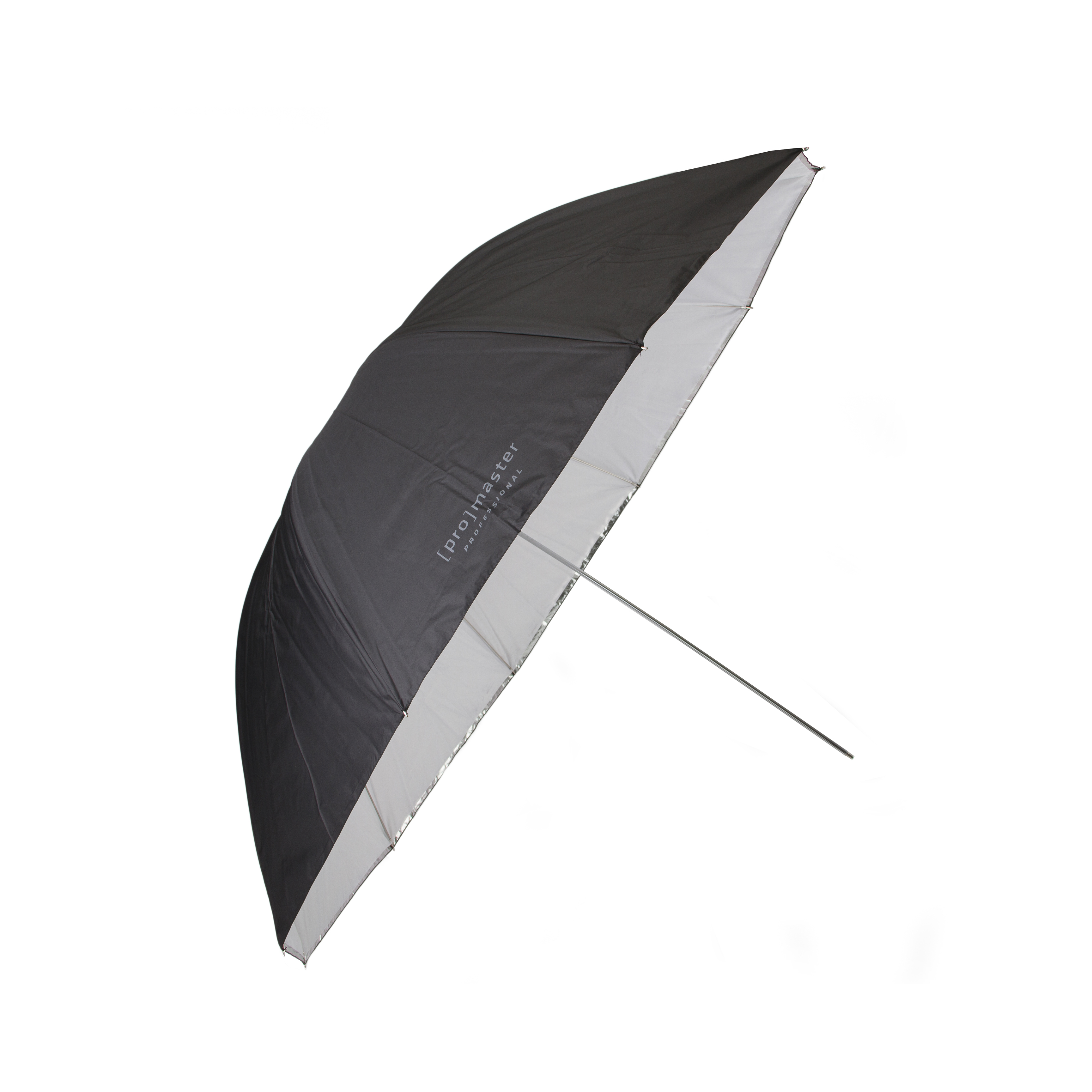 Promaster 9265 45" Convertible Professional Umbrella (White, Silver/Black)