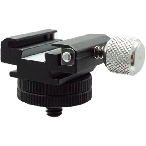 Dot Line 360° Positional Locking   Accessory Shoe with 1/4"-20 Male Mount