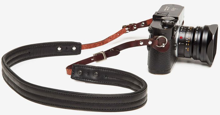 ONA The Oslo Medium Leather Camera Strap (Black)