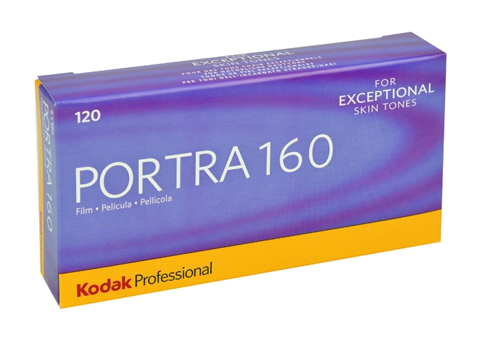 Kodak Portra 160 Color Negative Film Pro Pack (120roll film, 5 Rolls)