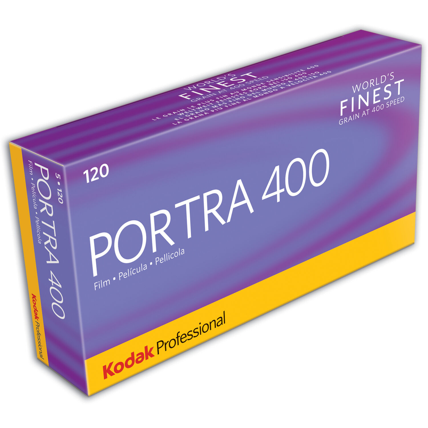 Kodak Professional Portra 400 Color Negative Film (120 Roll Film, 5 rolls)