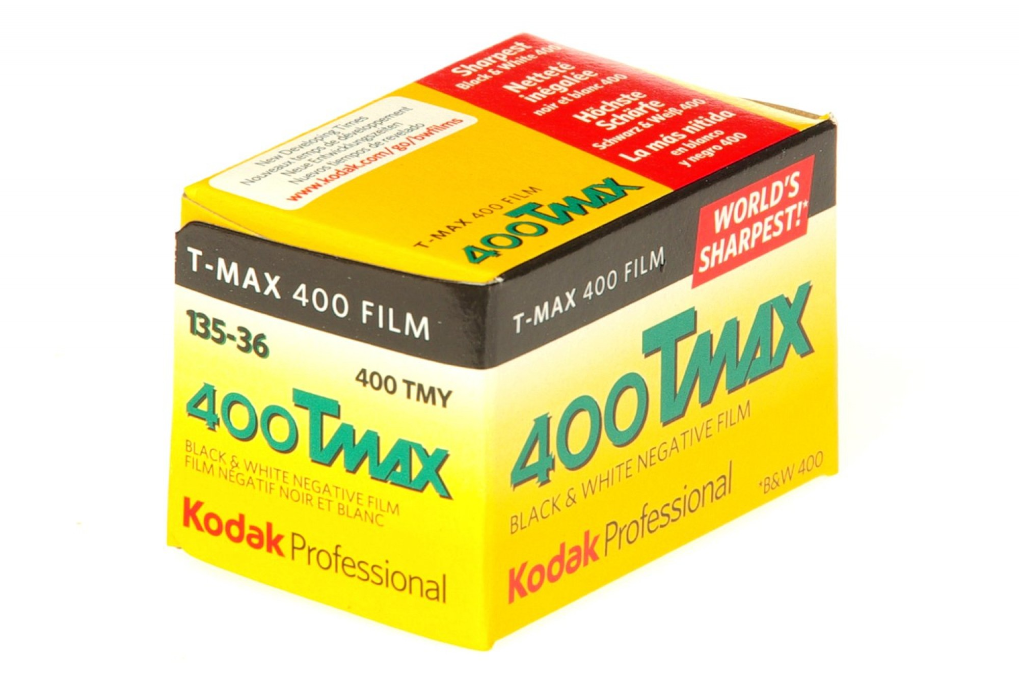 Kodak T-Max 400-36 Professional Black and White Negative Film (35mm Roll Film, 36 Exposures) TMY-36
