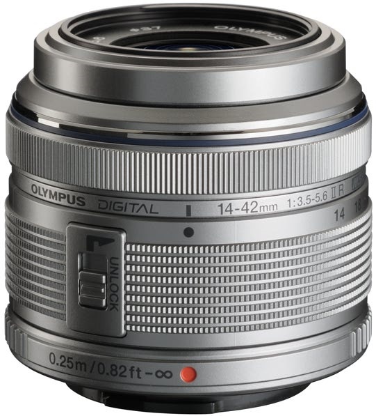 Olympus M.Zuiko Digital 14-42mm f/3.5-5.6 II R Lens (Silver)