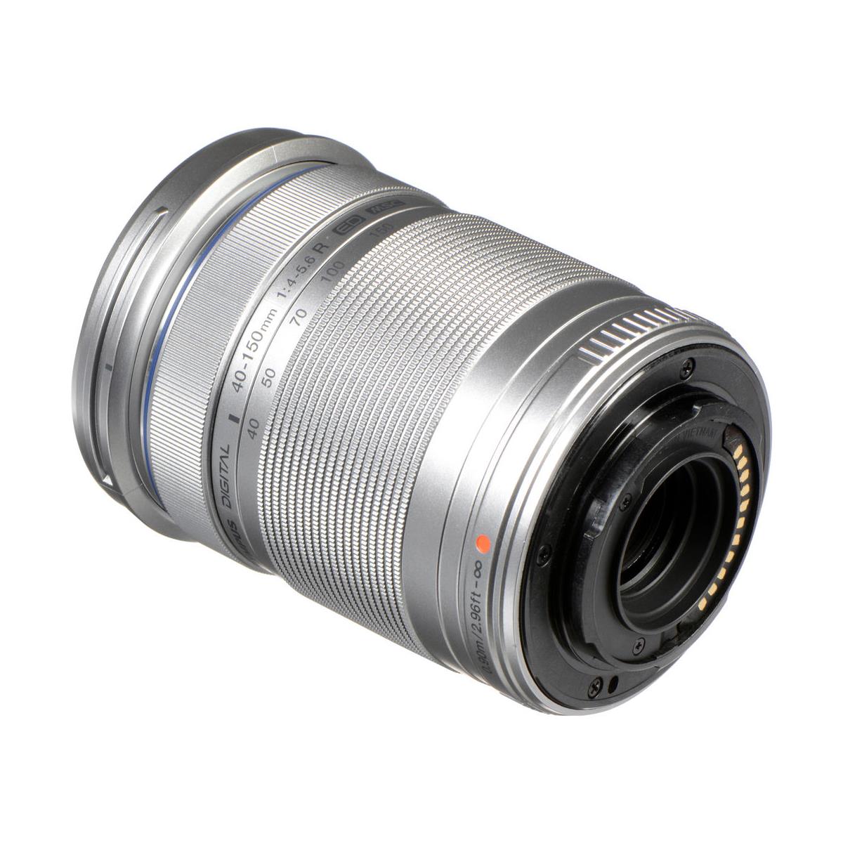 Olympus M.Zuiko Digital ED 40-150mm  f/4-5.6 R Lens (Silver)