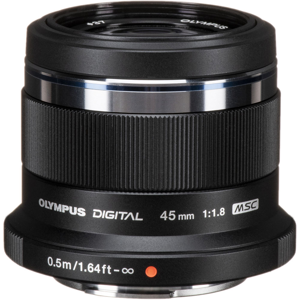 Olympus 45mm F1.8 M.Zuiko Digital Pen  Lens for Micro Four Thirds (Black)