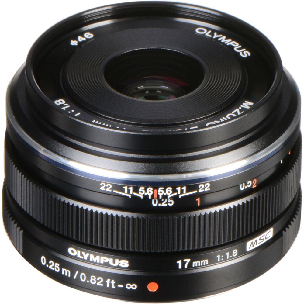 Olympus 17mm F1.8 M.ZUIKO Digital Lens  (Black)