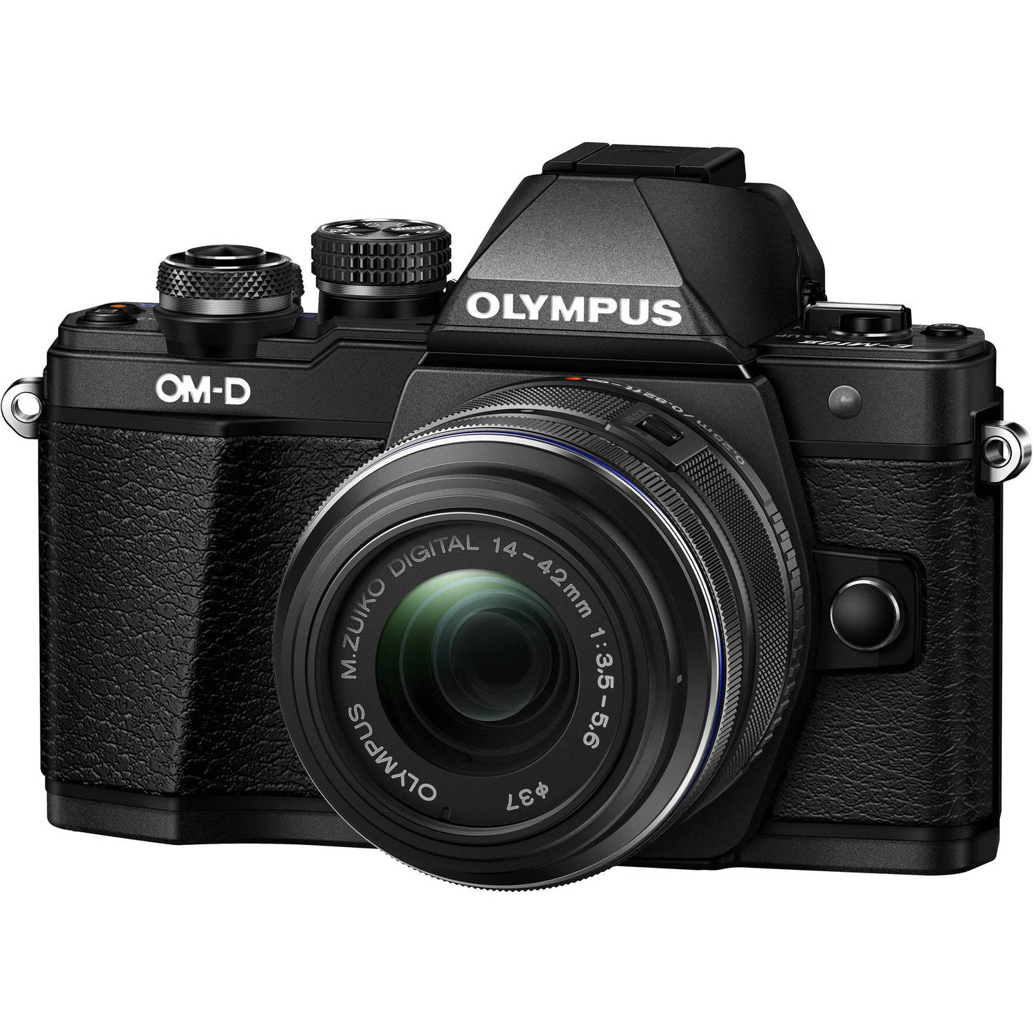 Olympus OM-D E-M10 Mark II with 14-42 II R Lens (Black)