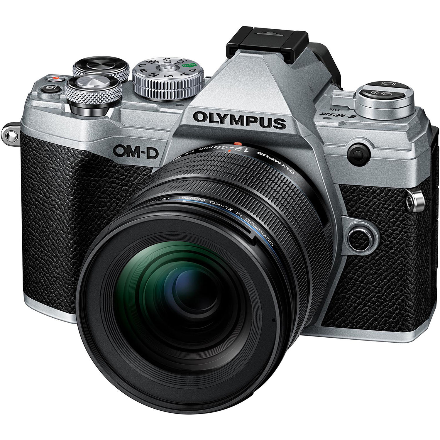 Olympus OM-D E-M5 Mark III Silver Body with 12-45mm F4.0 PRO Lens Kit