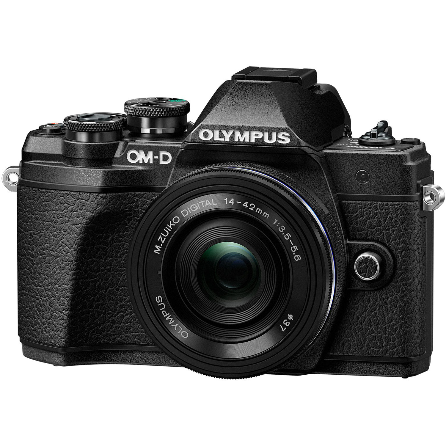 Olympus OM-D E-M10 Mark III Mirrorless  Micro Four Thirds Digital Camera with 14-42mm EZ Lens - Black
