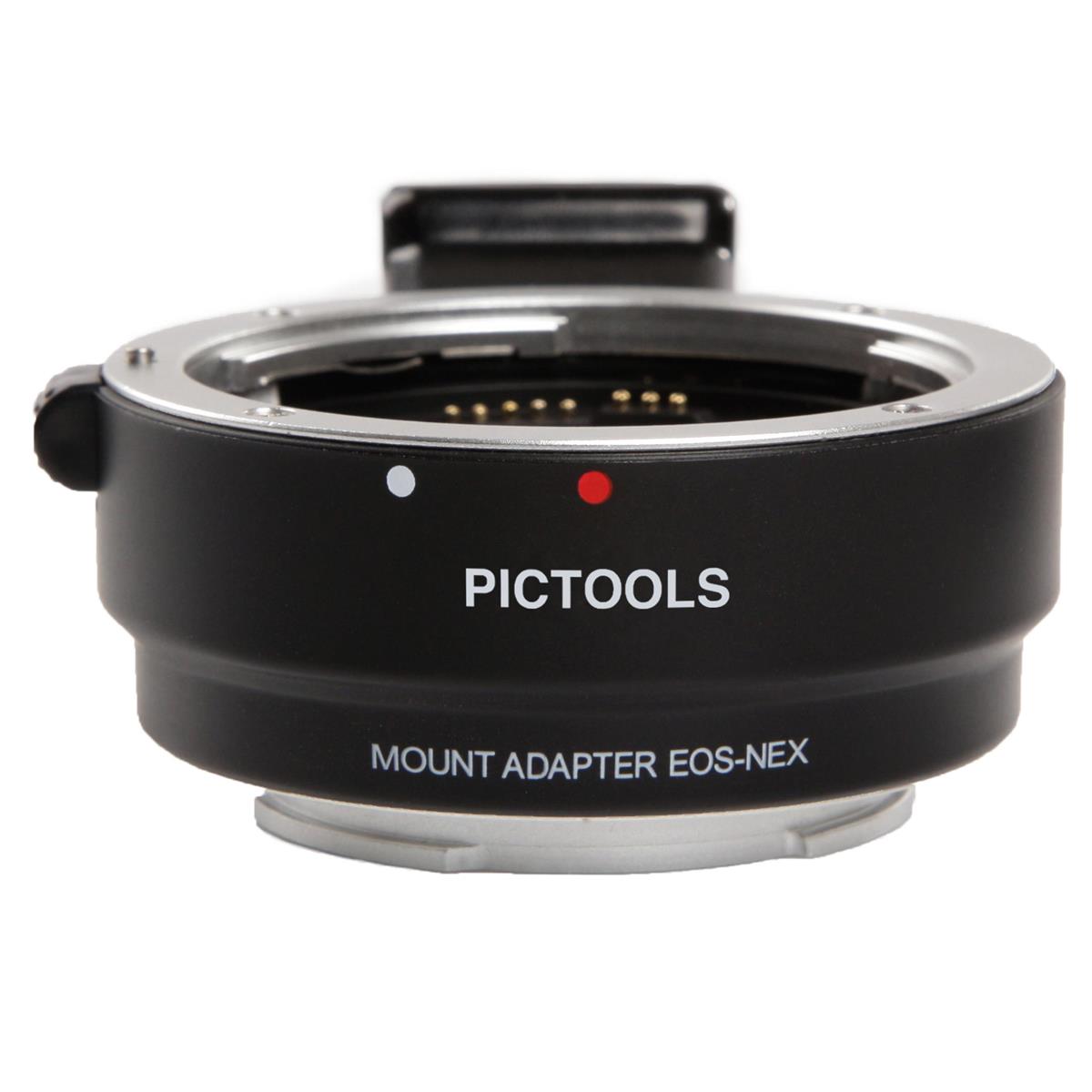 Pictools Lens Adapter for Canon EOS Lens to Sony NEX Camera with Auto Focus