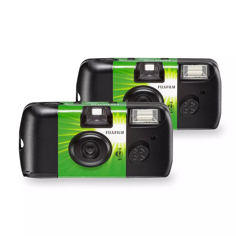 Fujifilm Quicksnap Flash 400 Single-Use Camera with Flash (2 Pack)