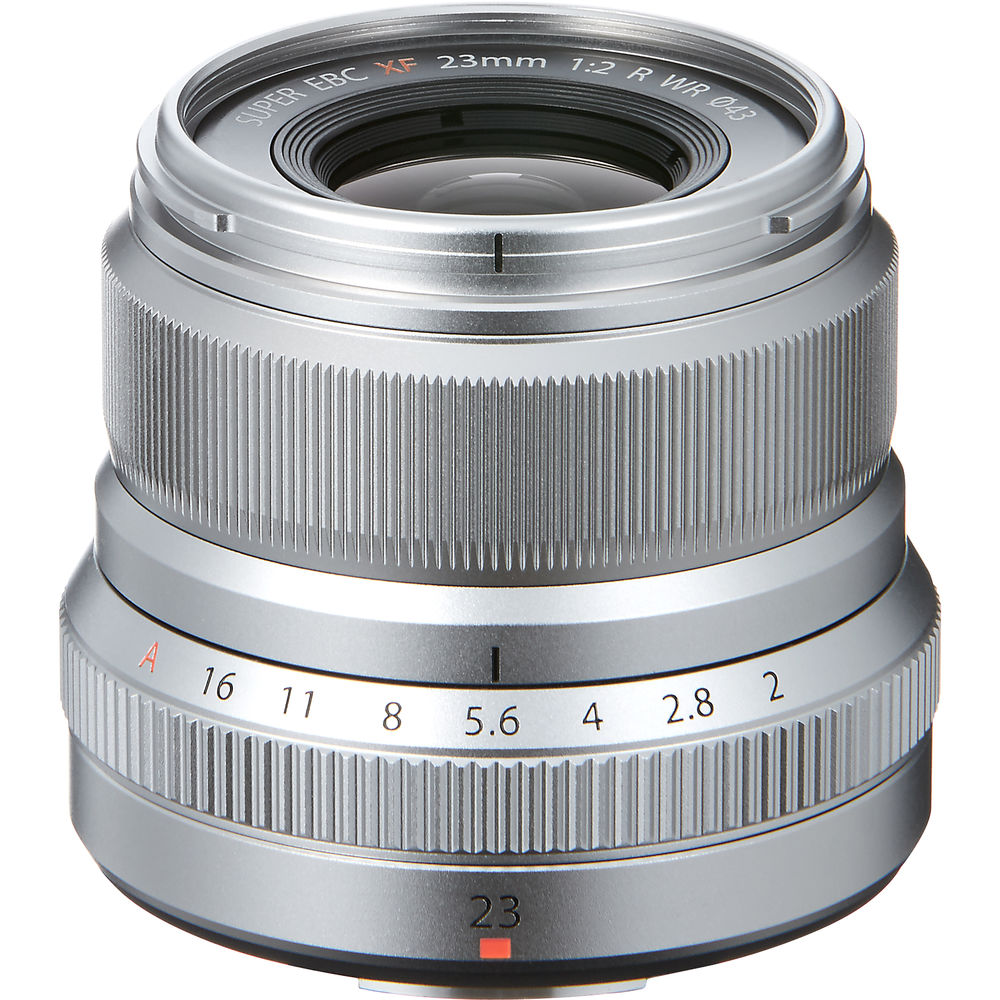 Fujinon XF 23MM F2 R WR Lens (Silver)